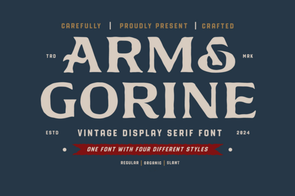 Arm Gorine: A Vintage Serif for Digital Design