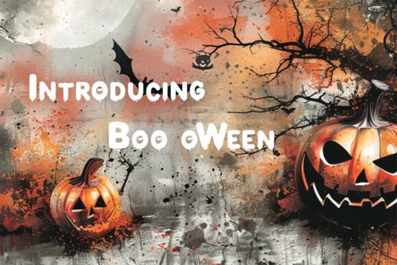 Boo Oween: A Font That Speaks Volumes in Digital Design