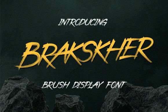 Brakskher: A Font That Breathes Life Into Your Creations