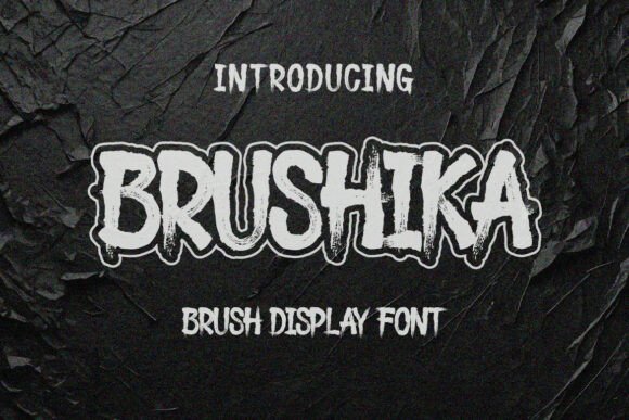 Brushika: A Raw Brush Font for Bold Branding