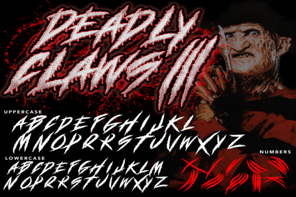 Deadly Claws: A Display Font for Bold Web Design