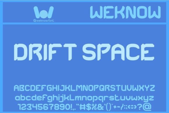 Drift Space: A Font That Moves With Your Craft