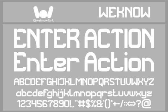 Enter Action: A Font for the Future of Editorial Design
