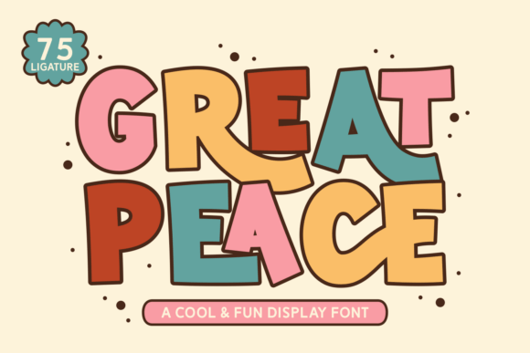 Great Peace: A Display Font for Modern Web Design