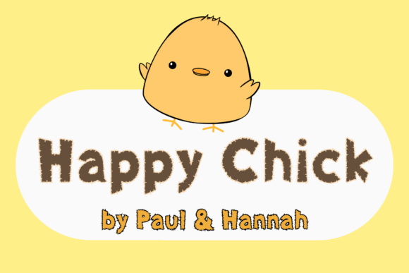 Happy Chick: A Warm Typographic Choice for Digital Branding