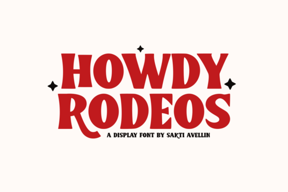 Howdy Rodeos: A Font That Adds Character to Your Digital Brand