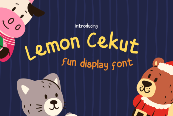 Lemon Cekut: A Playful Font for Campaigns That Pop
