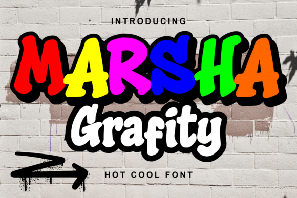 Marsha Grafity: A Display Font for Bold Digital Branding