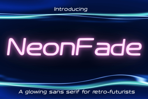 Neonfade: A Bold Display Font for Editorial Design