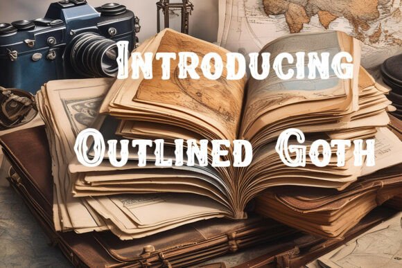 Outlined Goth: A Font That Adds Edge to Branding
