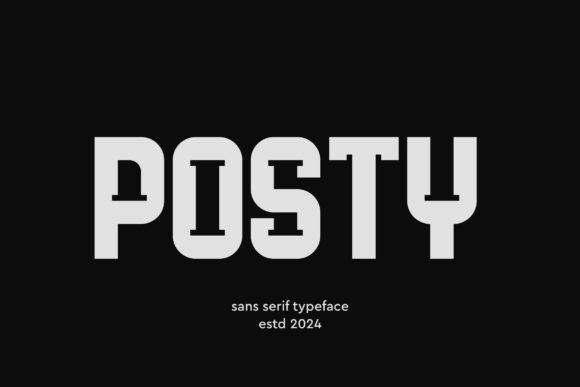 Posty: The Font That Speaks with Personality