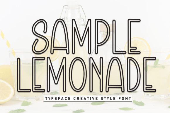 Sample Lemonade: A Refreshing Display Font for Playful Branding