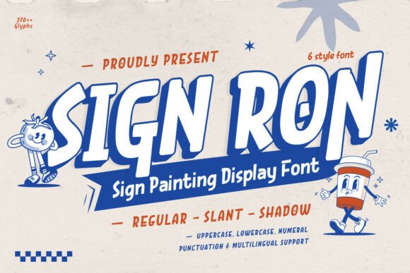 Sign Ron: A Timeless Display Font for Editorial Design