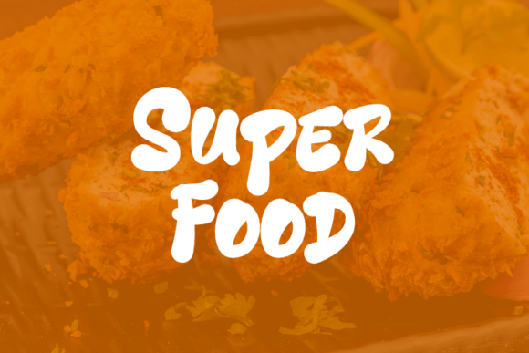 Super Food: A Versatile Display Font for Editorial Design