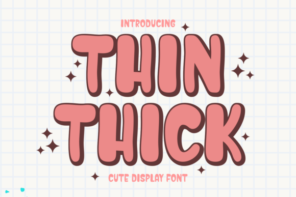 Thin Thick: A Font That Adds Soul to Every Craft Project