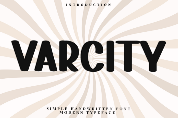 Varcity: A Festive Font for Handmade Crafters and Product Creators